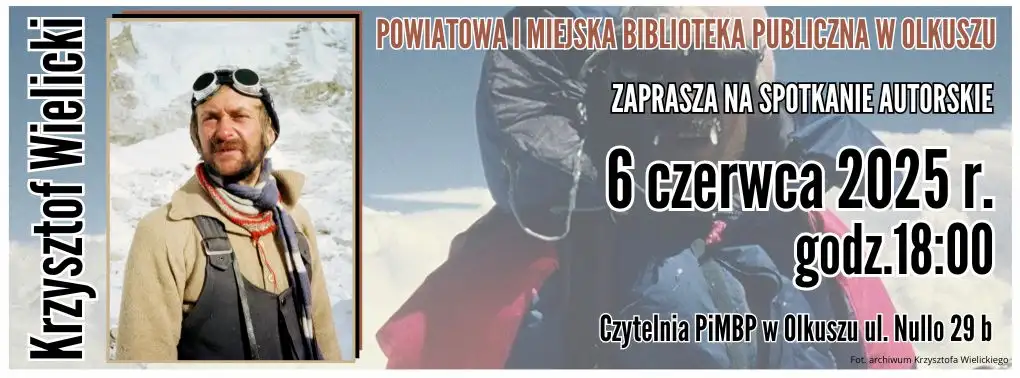 SPOTKANIE AUTORSKIE Z KRZYSZTOFEM WIELICKIM