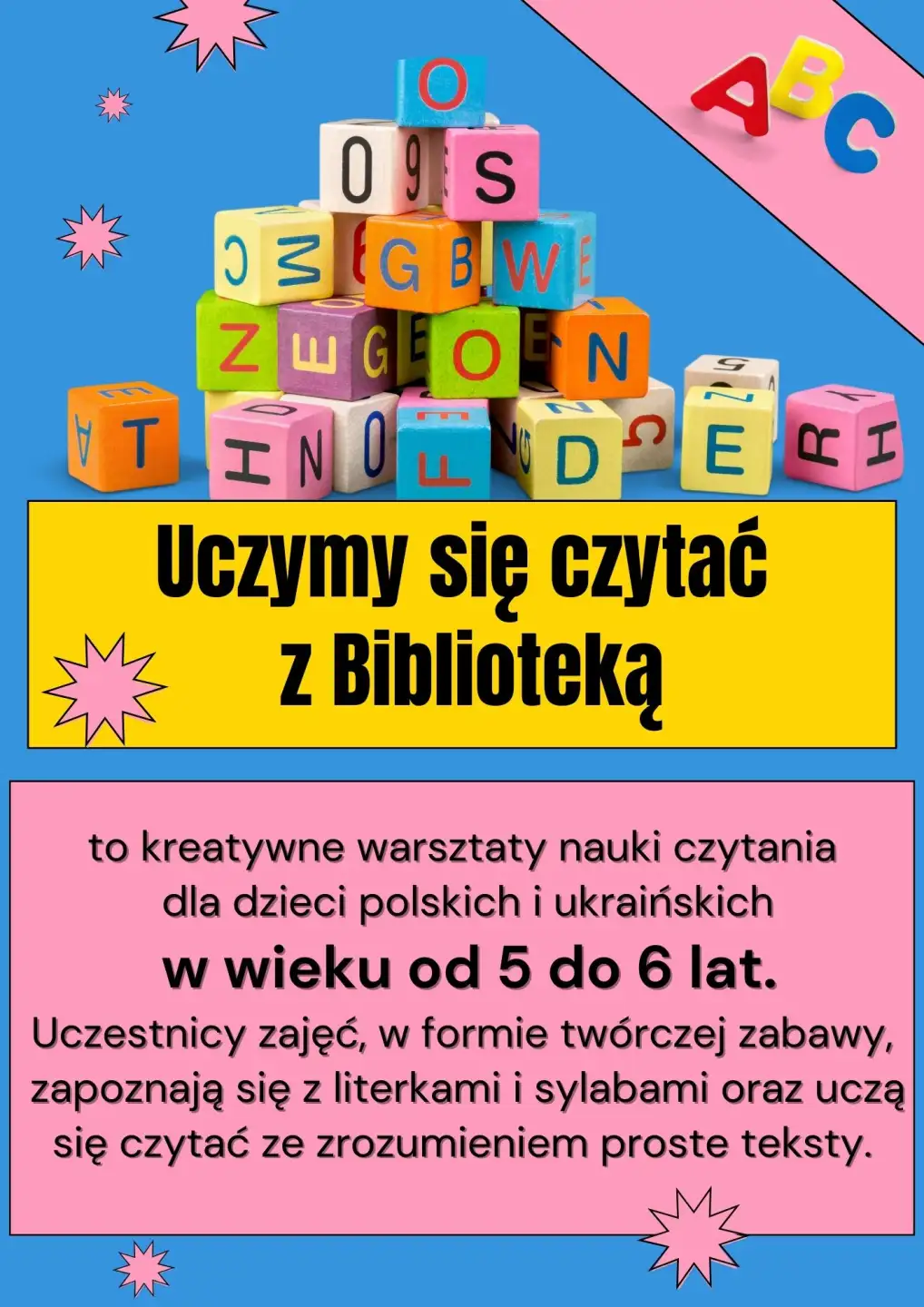 UCZYMY SIĘ CZYTAĆ Z BIBLIOTEKĄ